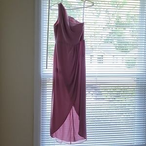 David's bridal one shoulder dress